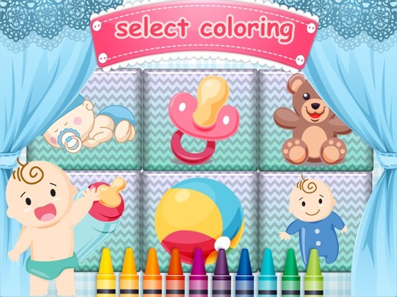 Baby Paint Book - Drawing pad game for kids screenshot