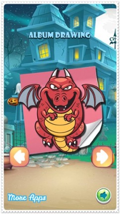 Color Book Dinosaur Coloring Pages Paint Free & Fun - preschool educational learning games for kids and toddler screenshot