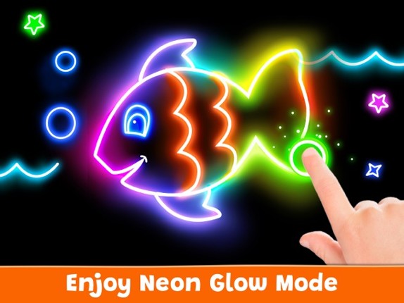 Coloring Games: Painting, Glow Image
