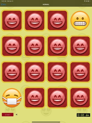 Emoji Matching Game screenshot