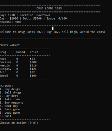 Free Drug Lords 2025: Version 1 (Terminal Edition) Image