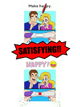 Draw Happy Baby : Puzzle Game screenshot