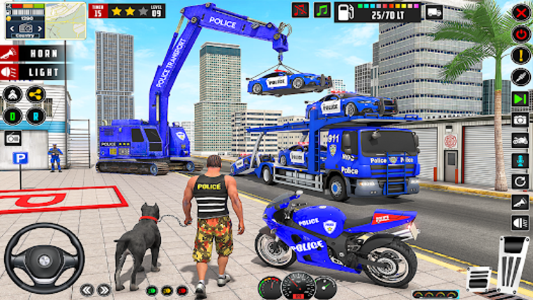 Police Cargo Police Car Games screenshot