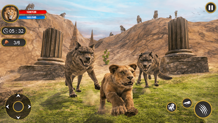 Lion King Jungle Hunting Game screenshot