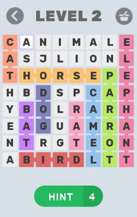 Word line- word search puzzle game screenshot