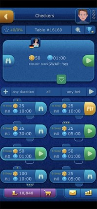 Online Checkers LiveGames screenshot