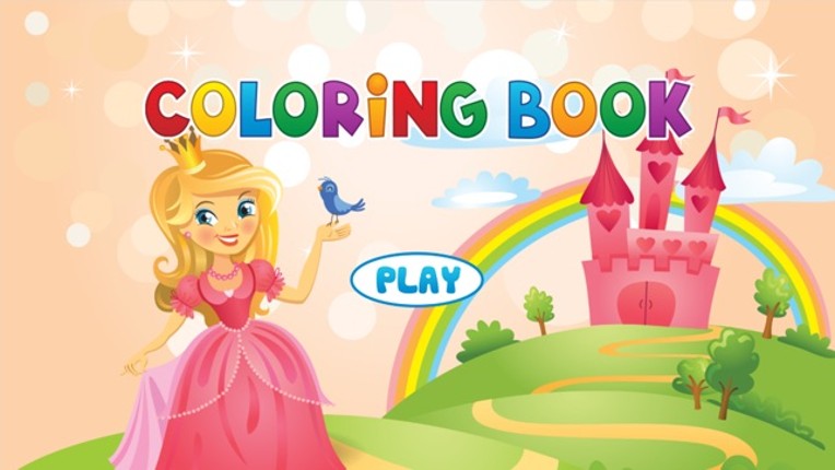 Princess Coloring Book - Painting Game for Kids screenshot