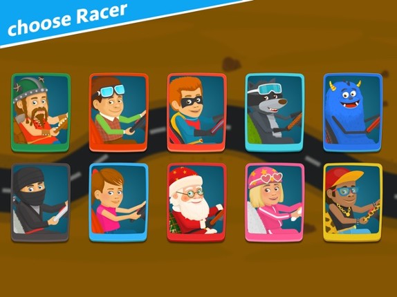 Racing cars game for kids 2-5 screenshot