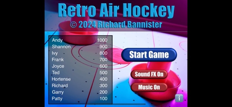 Retro Air Hockey Image