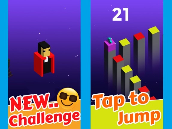 Superhero Cube Jump - Color Path Block Games screenshot