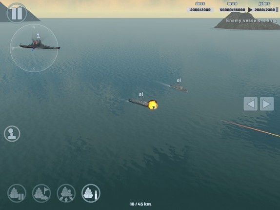 WarShip War Navy Fleet Combat screenshot