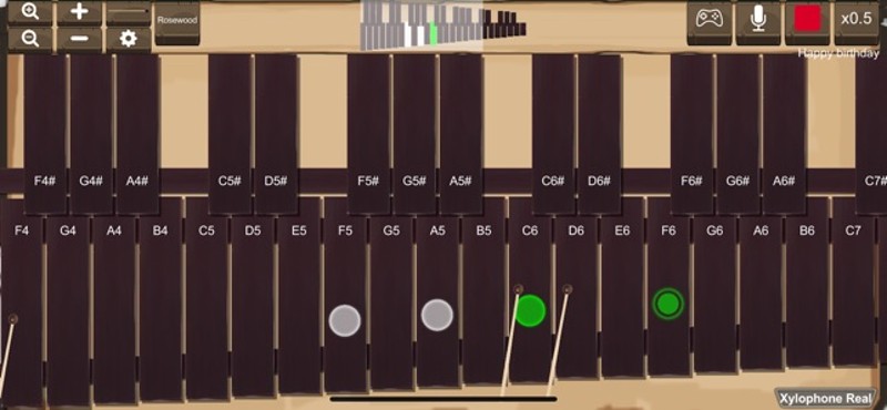 Xylophone Real: 2 mallet types screenshot