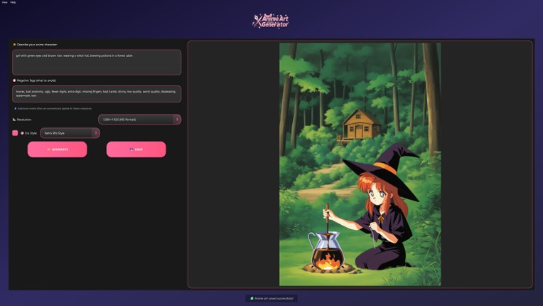 Anime Art Generator - Unlimited AI screenshot