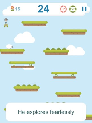 Best Sheep jumps on ladder of platforms with crazy faith Image