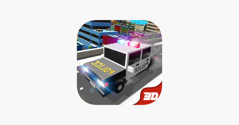 Blocky Police - Super Hero Car Game Cover