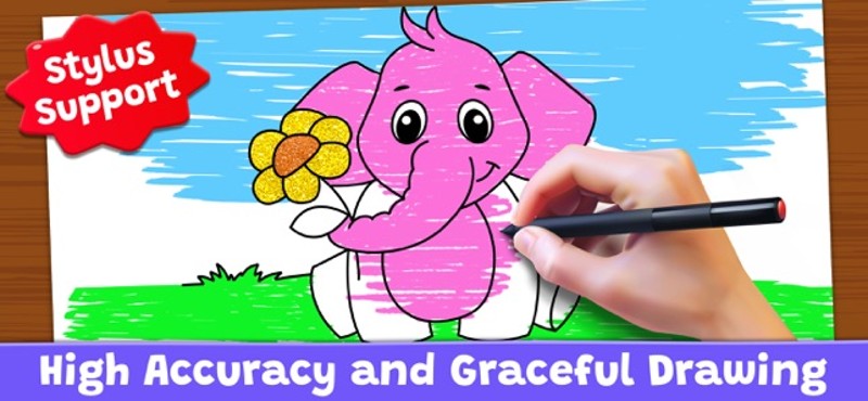 Coloring Games: Painting, Glow Image