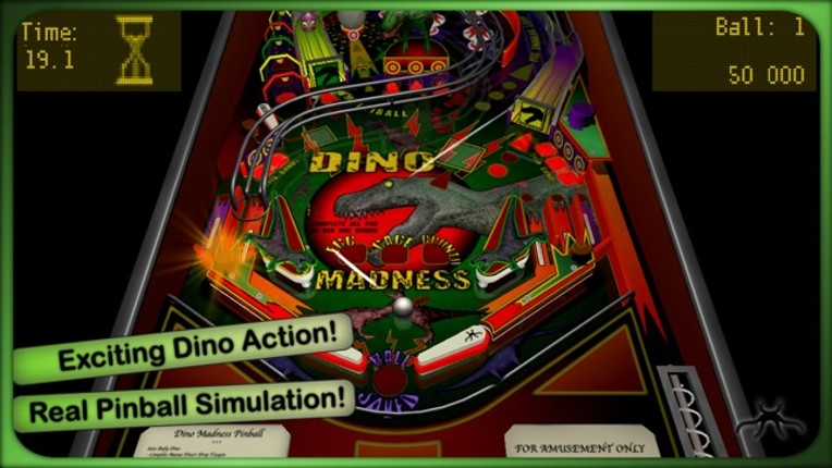 Dino Madness Pinball Lite screenshot