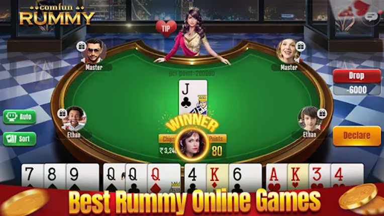 Indian Rummy Comfun Online screenshot