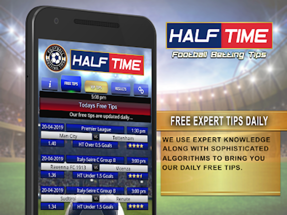 Half Time football betting tip Image