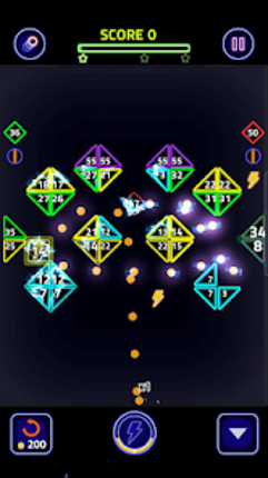 Brick Breaker Glow screenshot