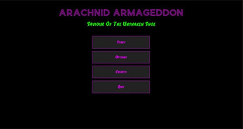 Arachnid Armageddon: Saviour Of The Unshaken Shoe screenshot