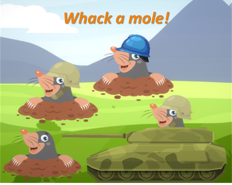 Games like Whack a mole!