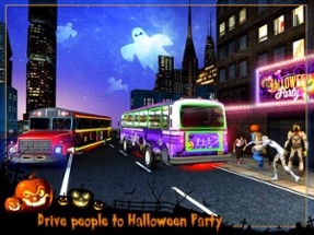 Halloween Party Bus Driver 3D Image