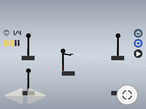 Mr. Stickman and the Bullet screenshot