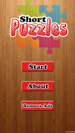 Short Puzzles - simple jigsaw puzzle game screenshot