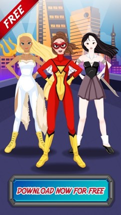Super Hero Girl Beauty DressUp : Frenzy Games Free screenshot