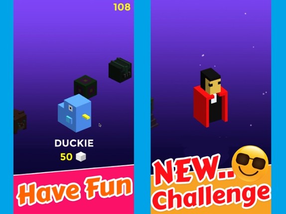 Superhero Cube Jump - Color Path Block Games screenshot