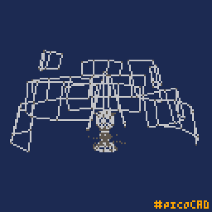 [picoCAD] The Holy Grail screenshot