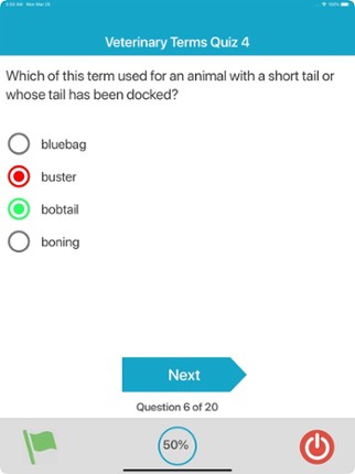 Vet Terminology Quizzes screenshot