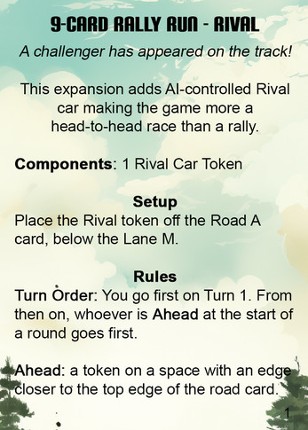 (FREE) 9-Card Rally Run - Rival Expansion Image