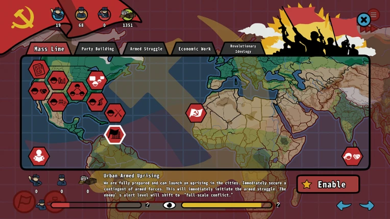 A Red Specter Haunts the World Image