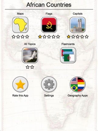 African Countries - Flags and Map of Africa Quiz screenshot