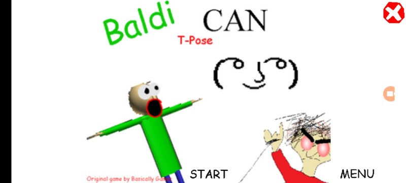 Baldi Can T-Pose Android Port(Dave Fun Algebra) Image