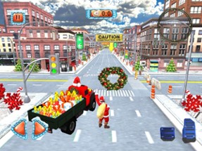 Christmas Santa City Driving Image