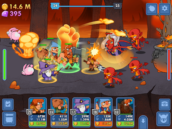 Semi Heroes: Idle & Clicker Ad screenshot