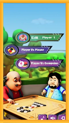 Motu Patlu Carrom Game Image
