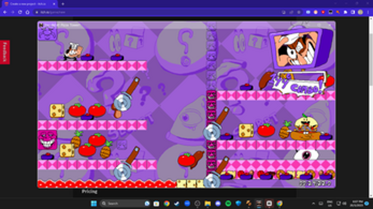 (DEMO)PizzaMart Robbery (Steam Full Release Custom Level-Pizza Tower) Image