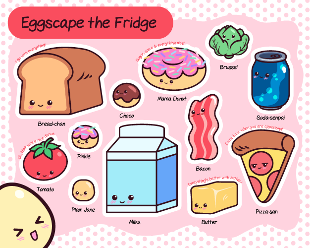 Games like Eggscape the Fridge