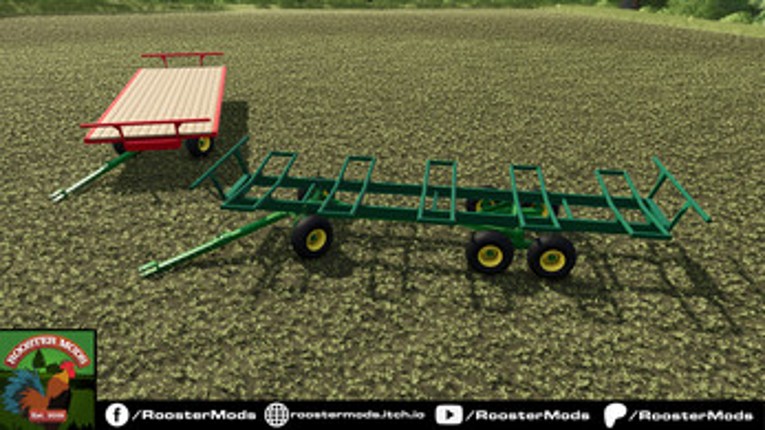 John Deere Bale Wagons Image