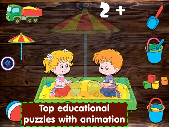 Learning Puzzle Games Kids &amp; Toddlers free puzzles Image