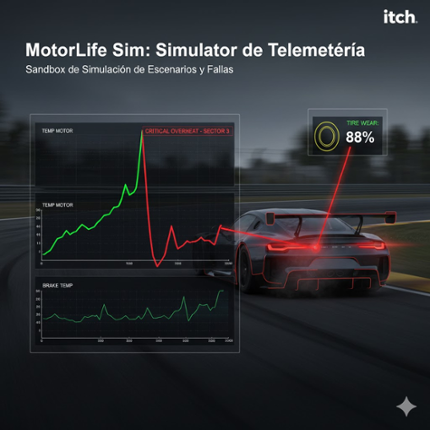 MotorLife Sim: Simulador de Telemetría (Early Access) Image