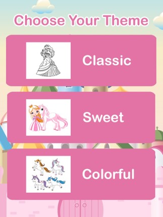 My Little Princess Coloring Book Games for Girls screenshot