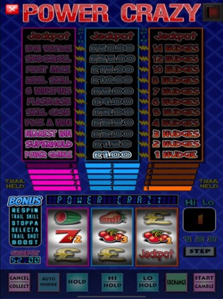 Power Crazy Fruit Machine Game screenshot