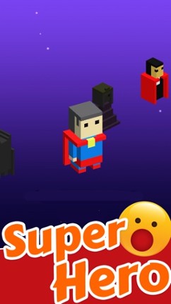 Superhero Cube Jump - Color Path Block Games screenshot