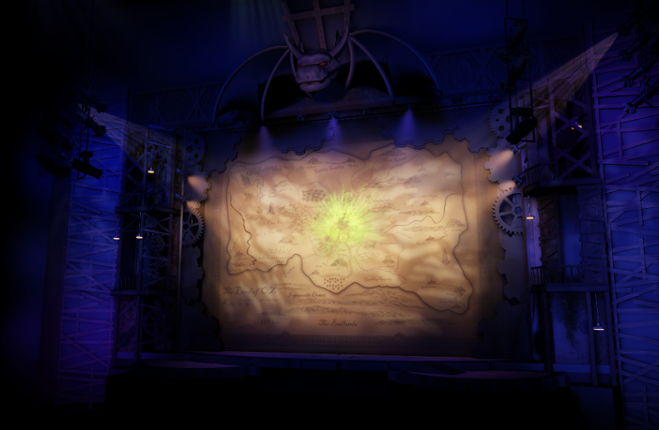Wicked The Musical Set Image