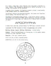 APOCRYPHA (traits for FIST) Image